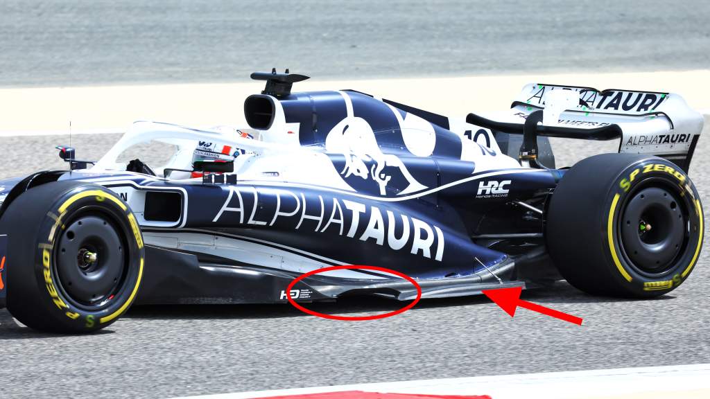 Alphatauri Sidepod Set Annotated