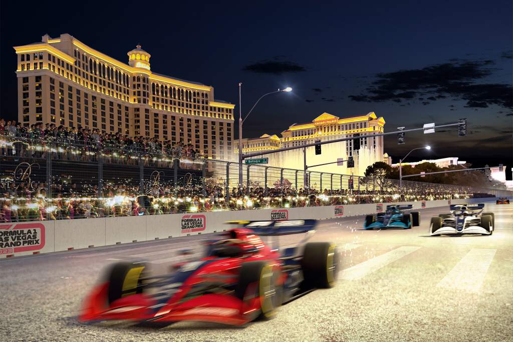 Las Vegas F1 mock-up