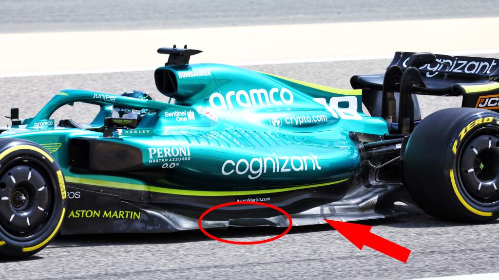 Aston Martin Sidepod Set Annotated