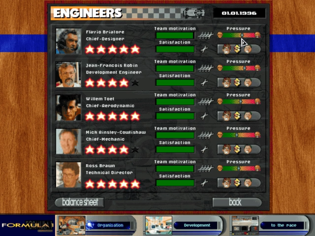 f1 manager browser game