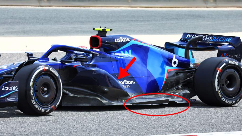 Williams Sidepod Set Annotated