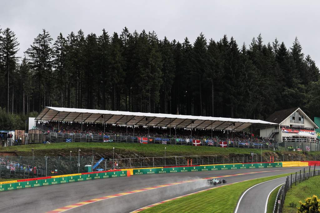 Motor Racing Formula One World Championship Belgian Grand Prix Qualifying Day Spa Francorchamps, Belgium