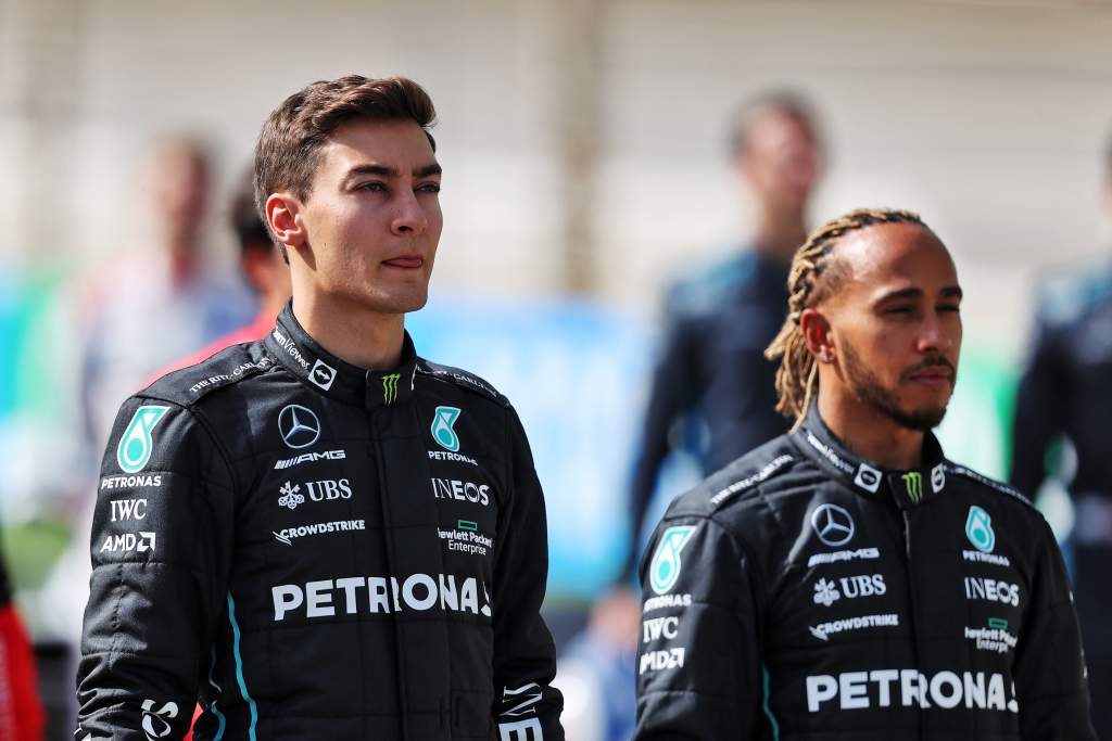 Los problemas de Mercedes podrían ayudar a la dinámica de Hamilton/Russell