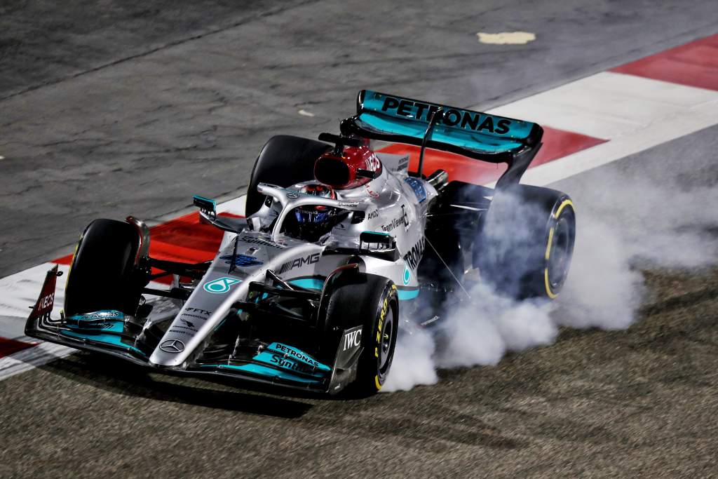 La curva de Baréin saca lo peor de los coches de F1 de 2022