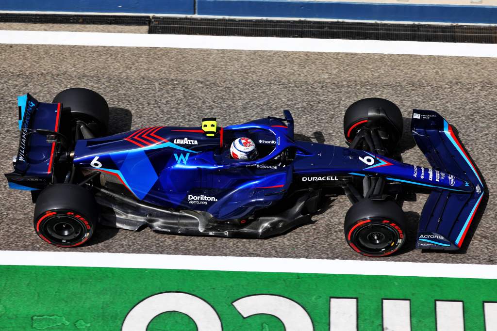 Nicholas Latifi Williams F1 Bahrain test