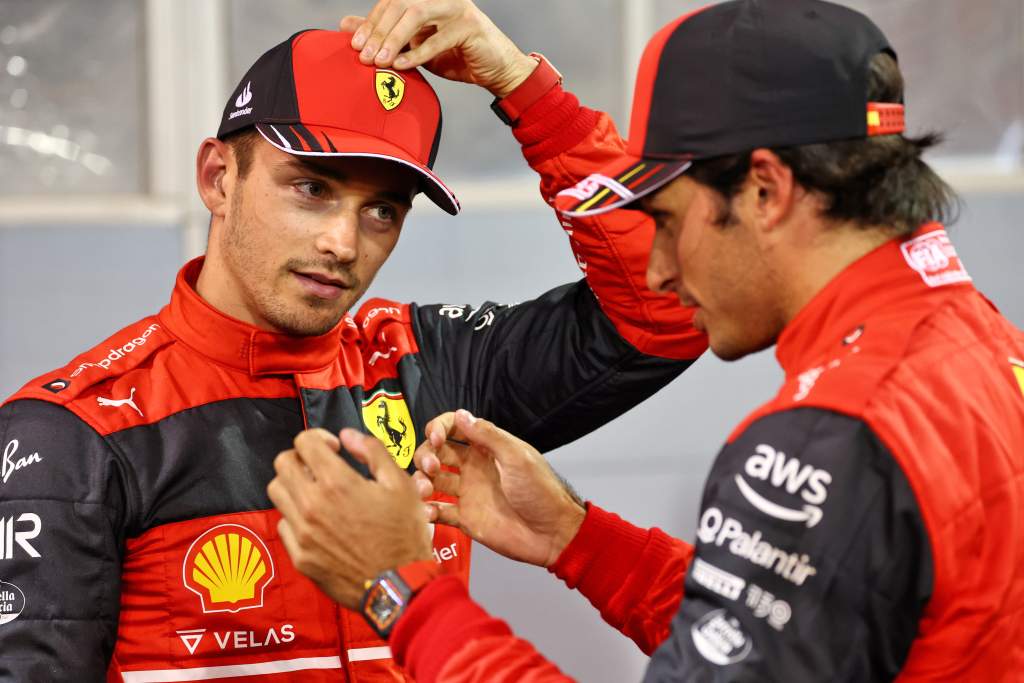 Charles Leclerc Carlos Sainz F1 Ferrari