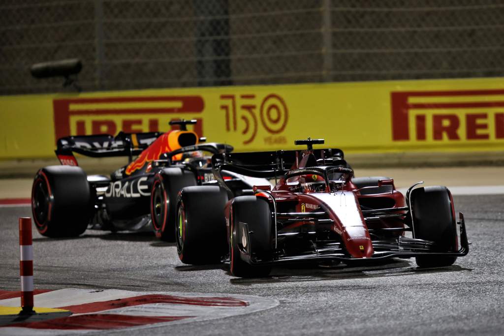 Charles Leclerc Max Verstappen Ferrari Red Bull F1