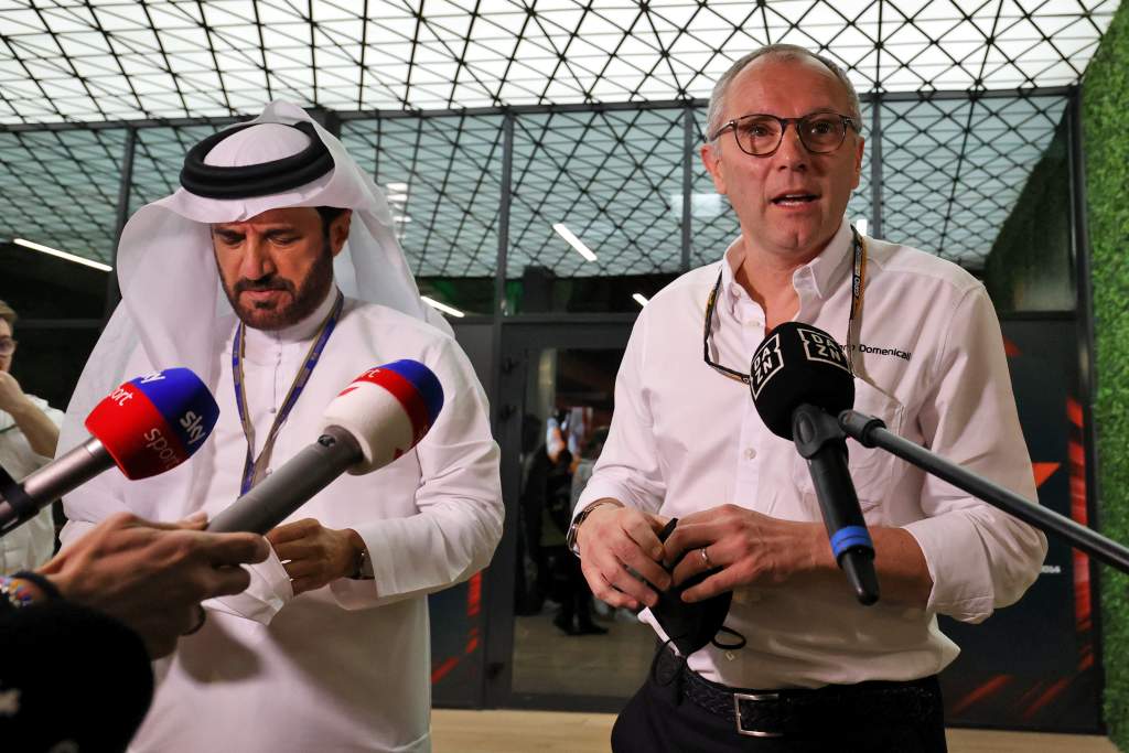 Mohammed Ben Sulayem Stefano Domenicali FIA F1 Saudi Arabian GP