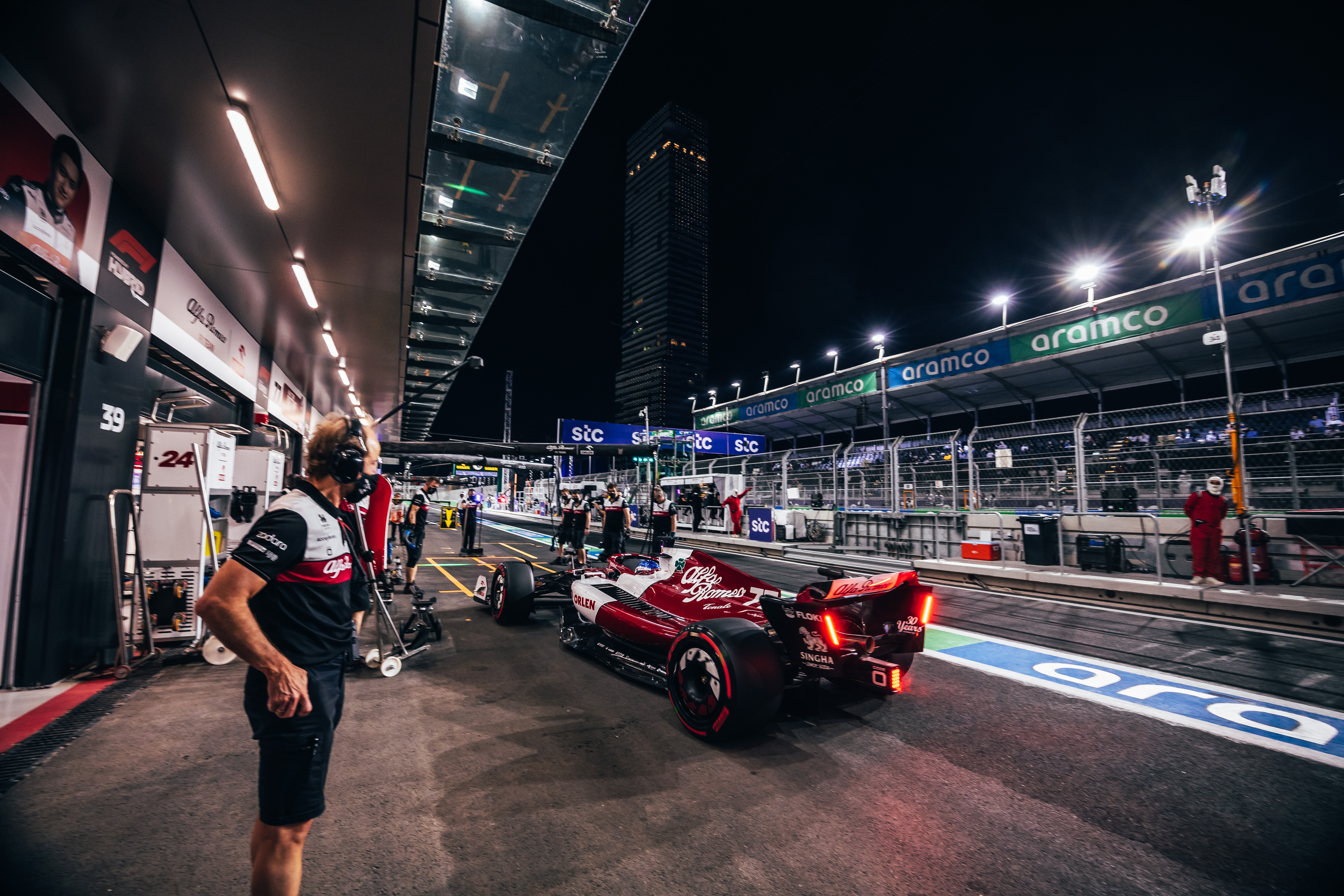 Motor Racing Formula One World Championship Saudi Arabian Grand Prix Practice Day Jeddah, Saudi Arabia