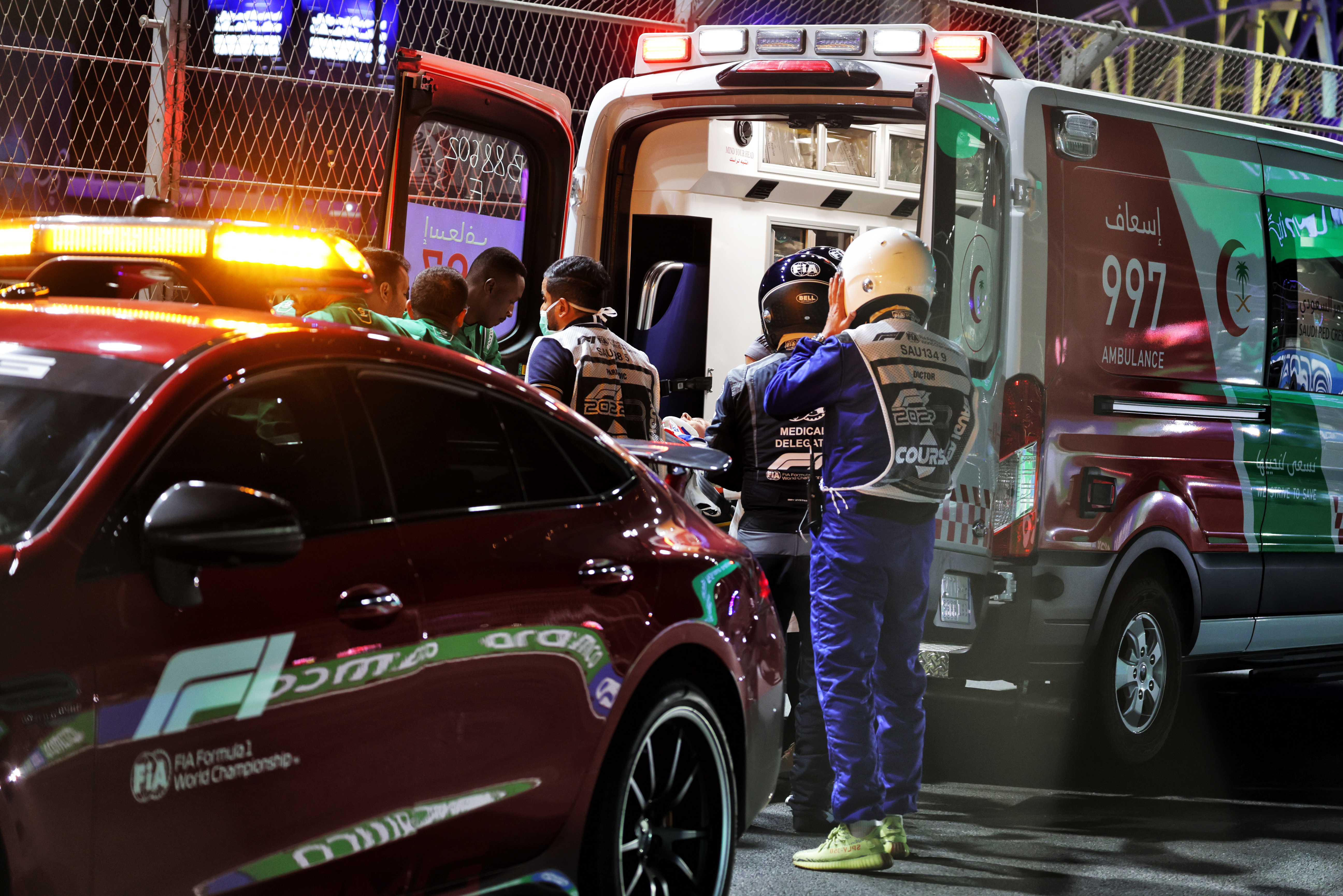 Motor Racing Formula One World Championship Saudi Arabian Grand Prix Qualifying Day Jeddah, Saudi Arabia