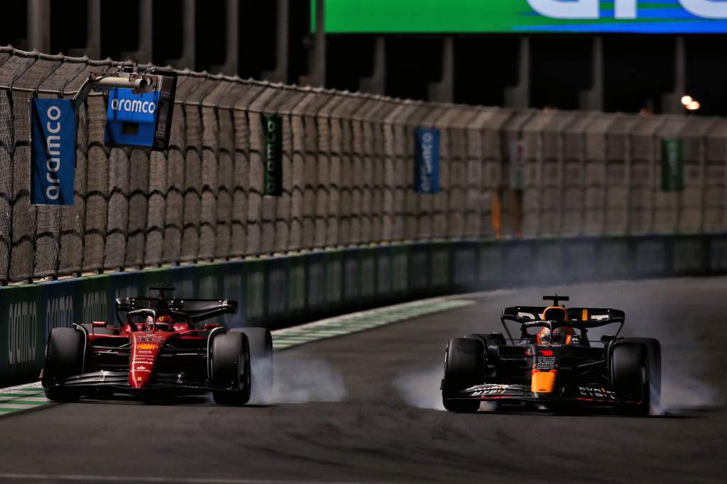 Charles Leclerc Ferrari Max Verstappen Red Bull F1