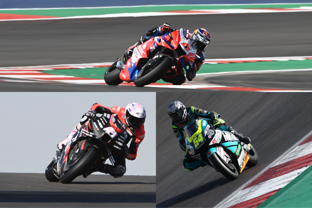 Três bolas de curva do mercado de pilotos de MotoGP 2023
