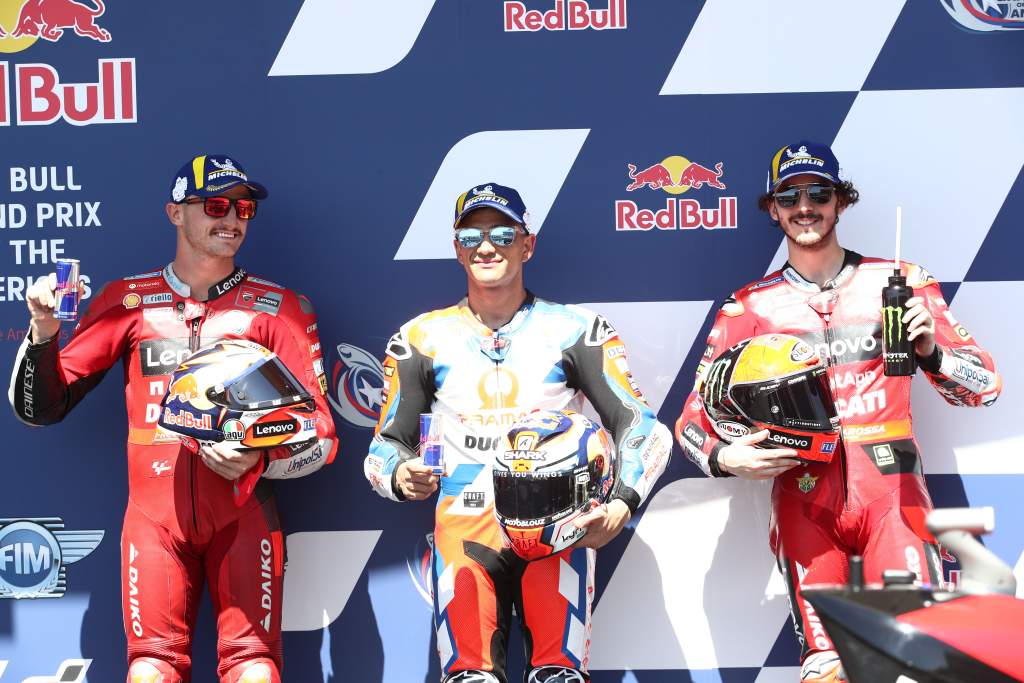 Jorge Martin Jack Miller Francesco Bagnaia MotoGP Ducati