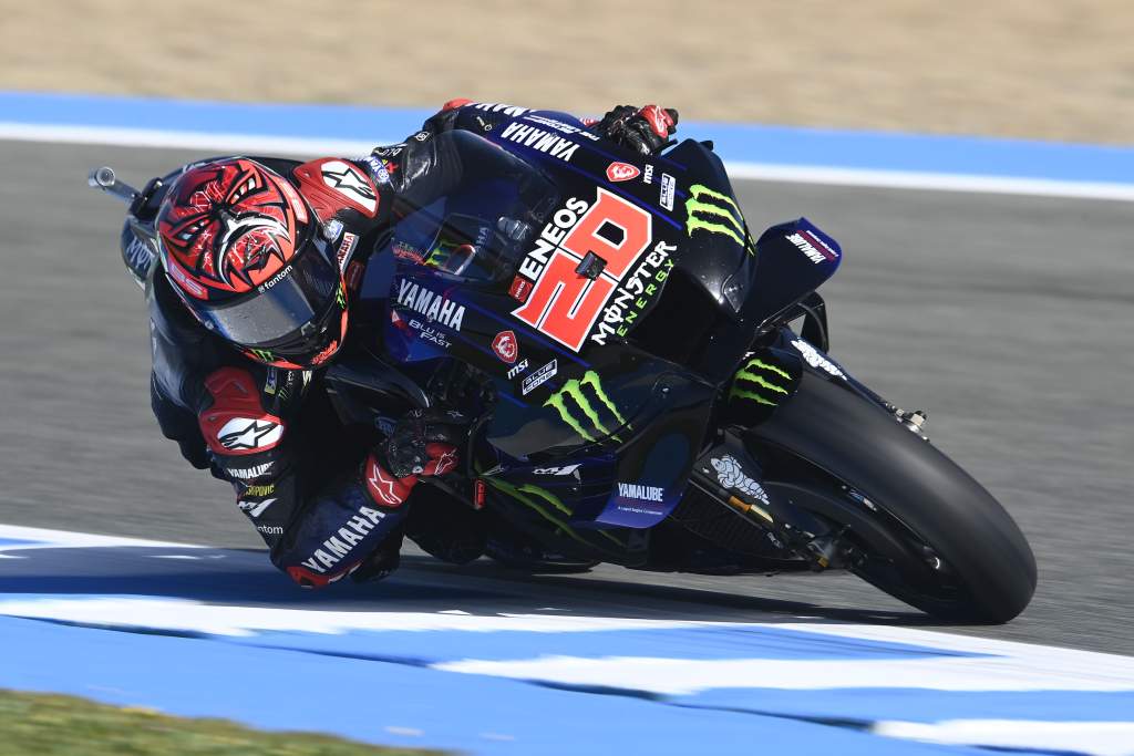 Quartararo tops Jerez FP2, Marquez down duas vezes em um minuto