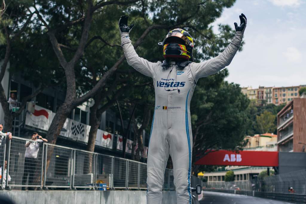 Vandoorne eases to Monaco Formula E win for Mercedes