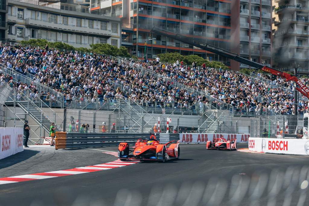 Rowland penalised for taking Lotterer out in Monaco