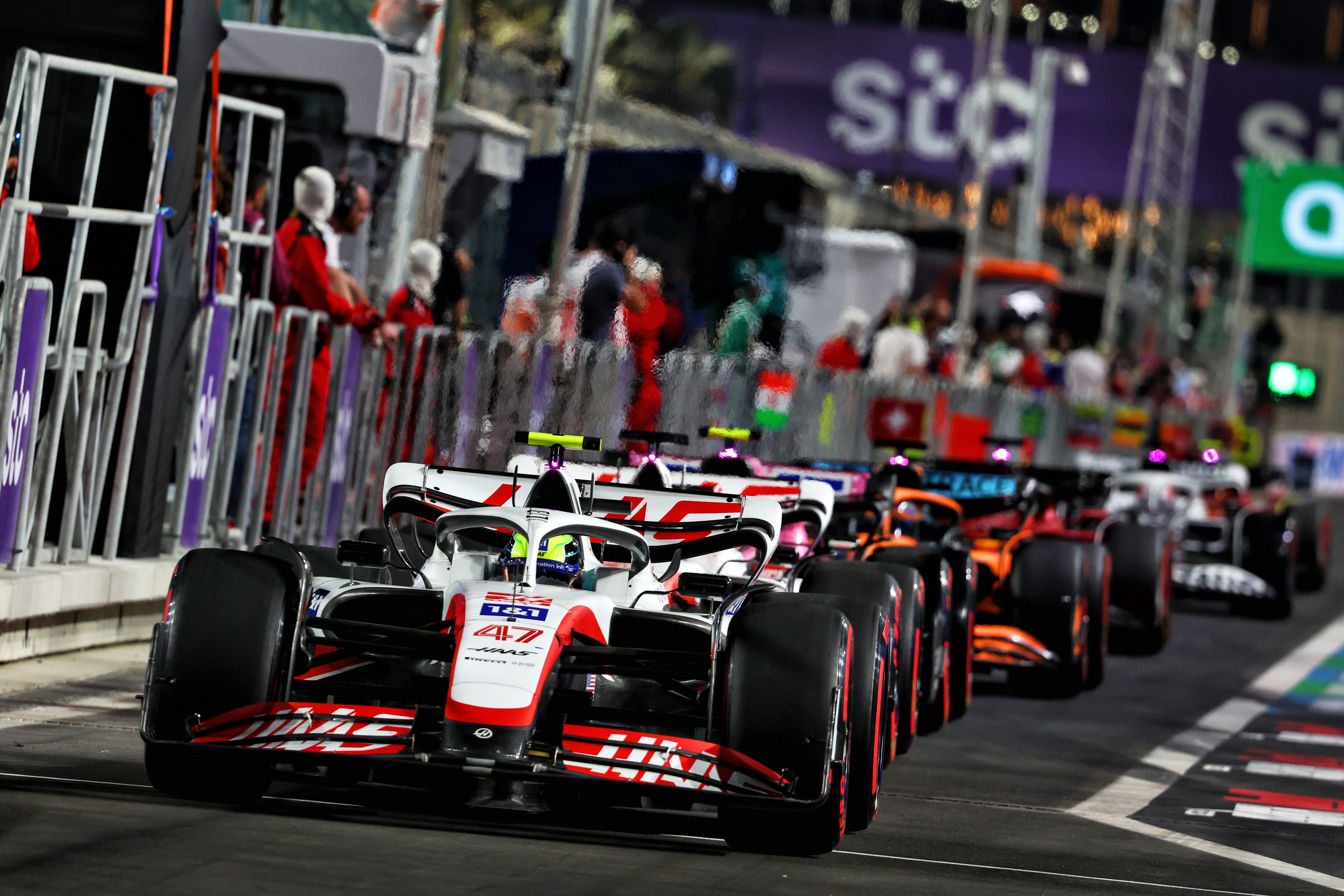 Motor Racing Formula One World Championship Saudi Arabian Grand Prix Qualifying Day Jeddah, Saudi Arabia