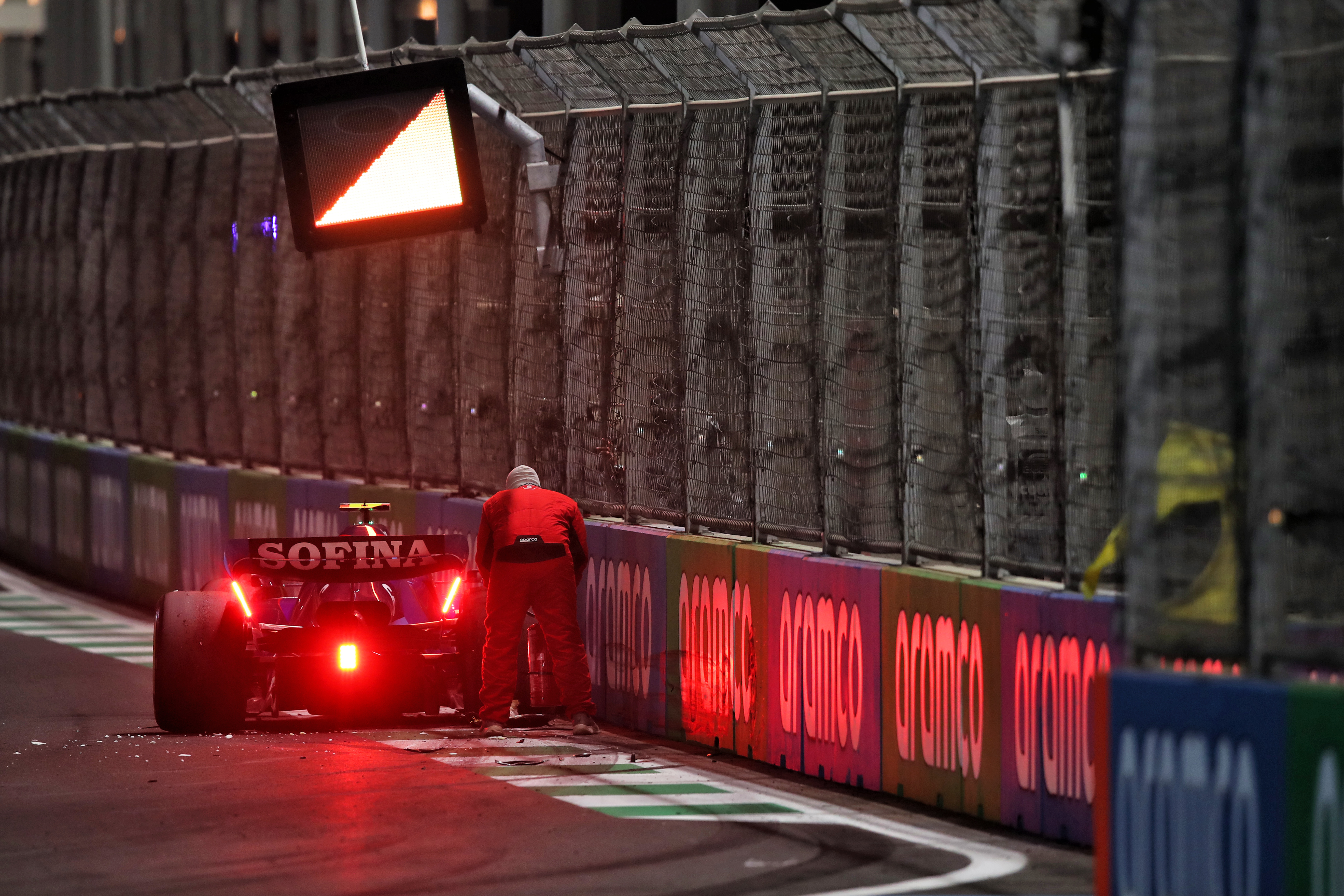 Motor Racing Formula One World Championship Saudi Arabian Grand Prix Race Day Jeddah, Saudi Arabia