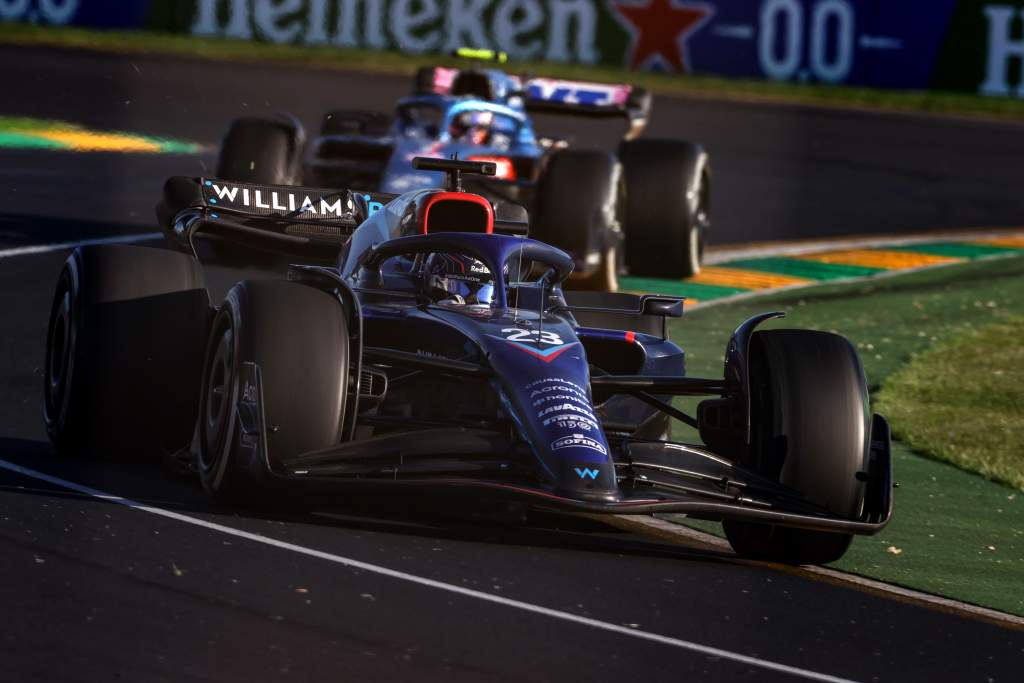 Alex Albon Esteban Ocon Williams Alpine F1 Australian GP