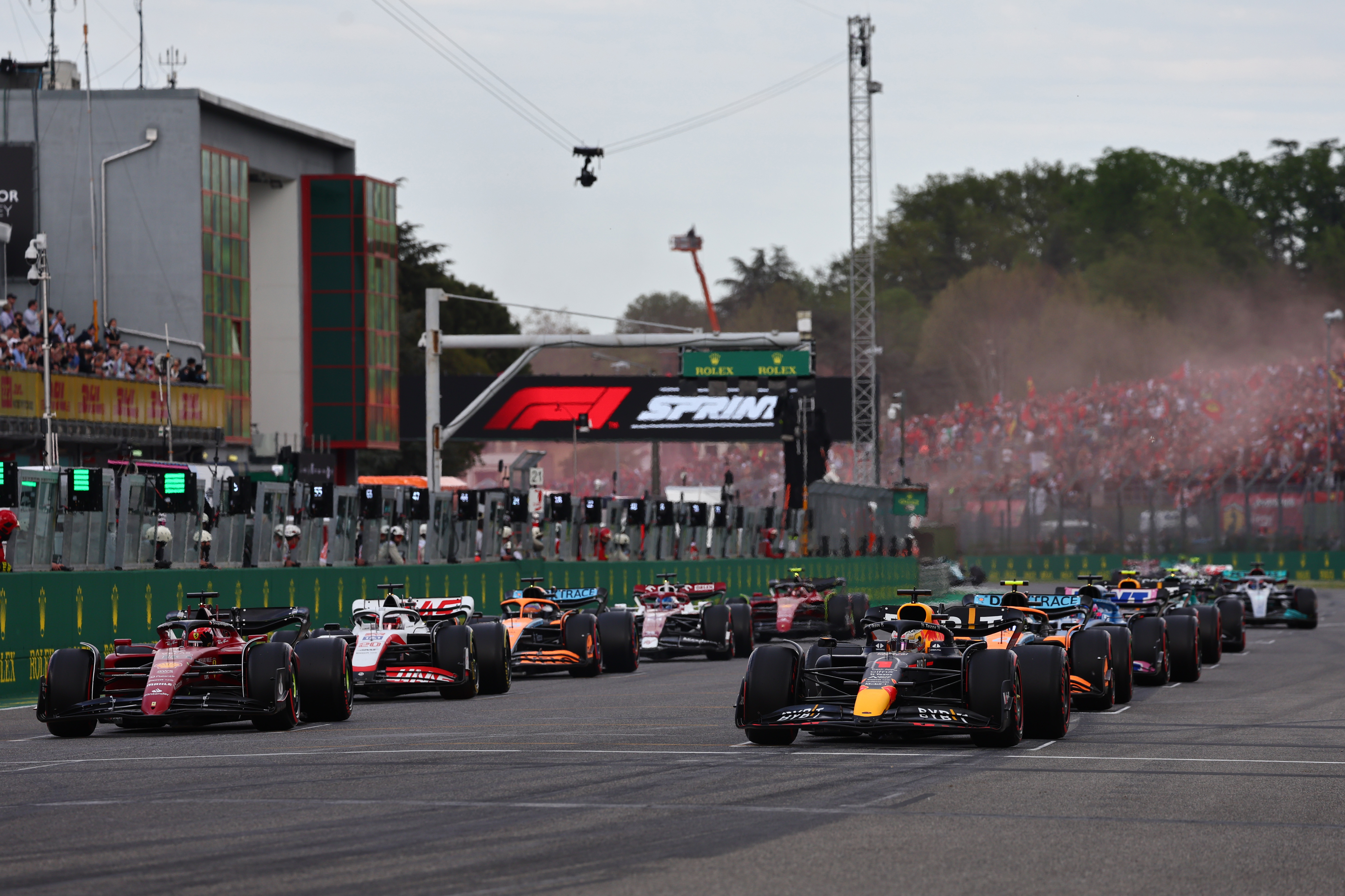 Motor Racing Formula One World Championship Emilia Romagna Grand Prix Sprint Day Imola, Italy