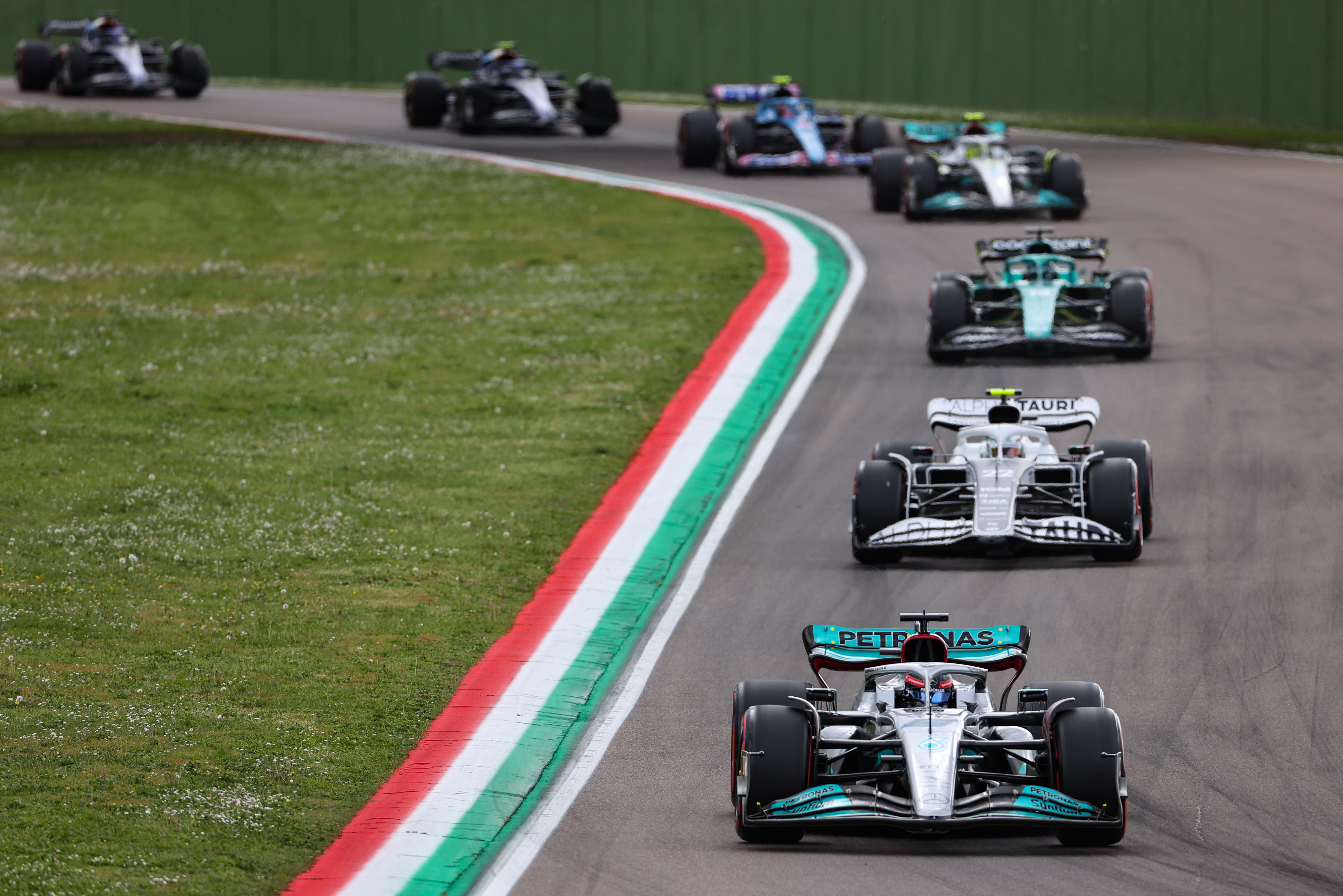 Motor Racing Formula One World Championship Emilia Romagna Grand Prix Sprint Day Imola, Italy