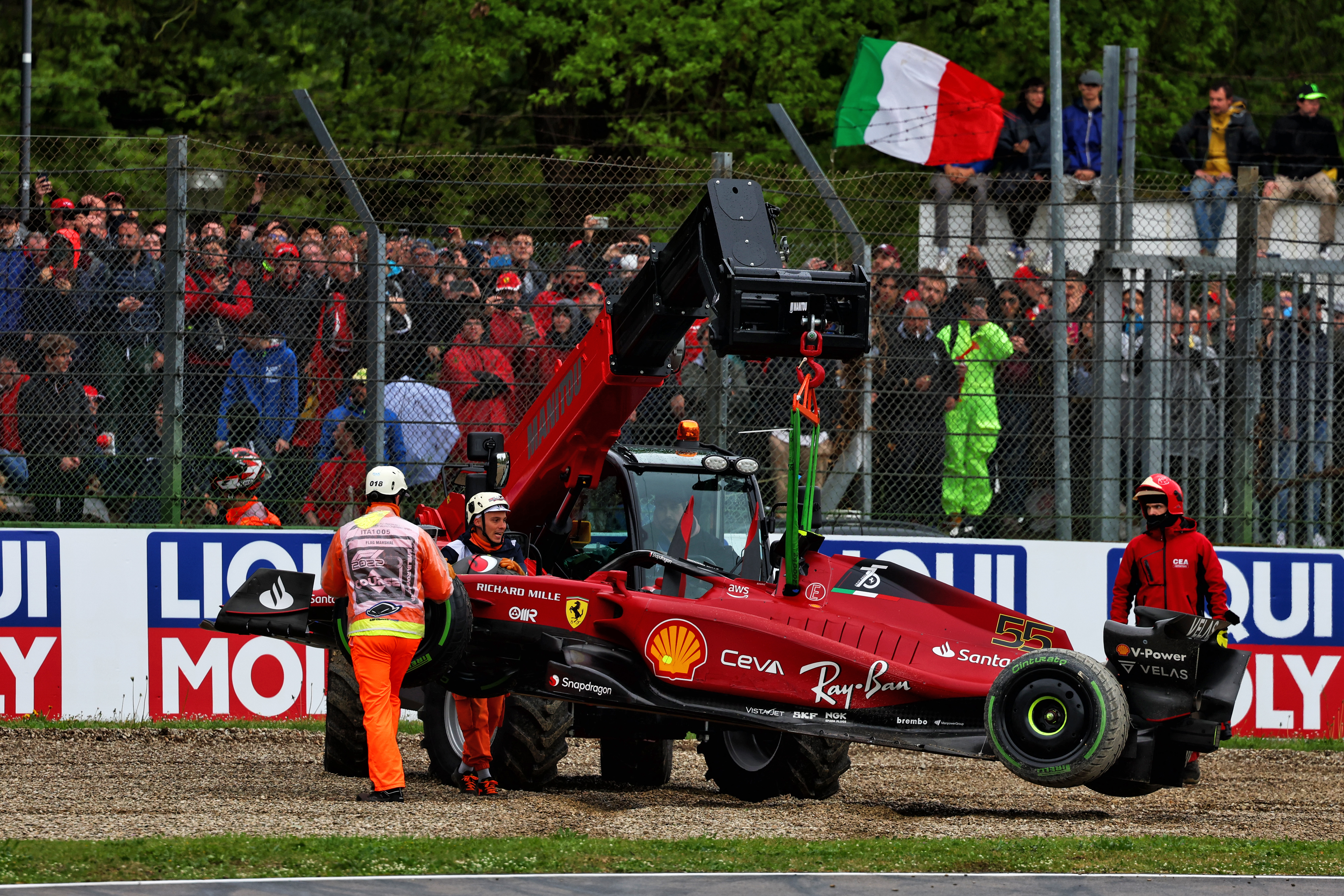 Motor Racing Formula One World Championship Emilia Romagna Grand Prix Race Day Imola, Italy