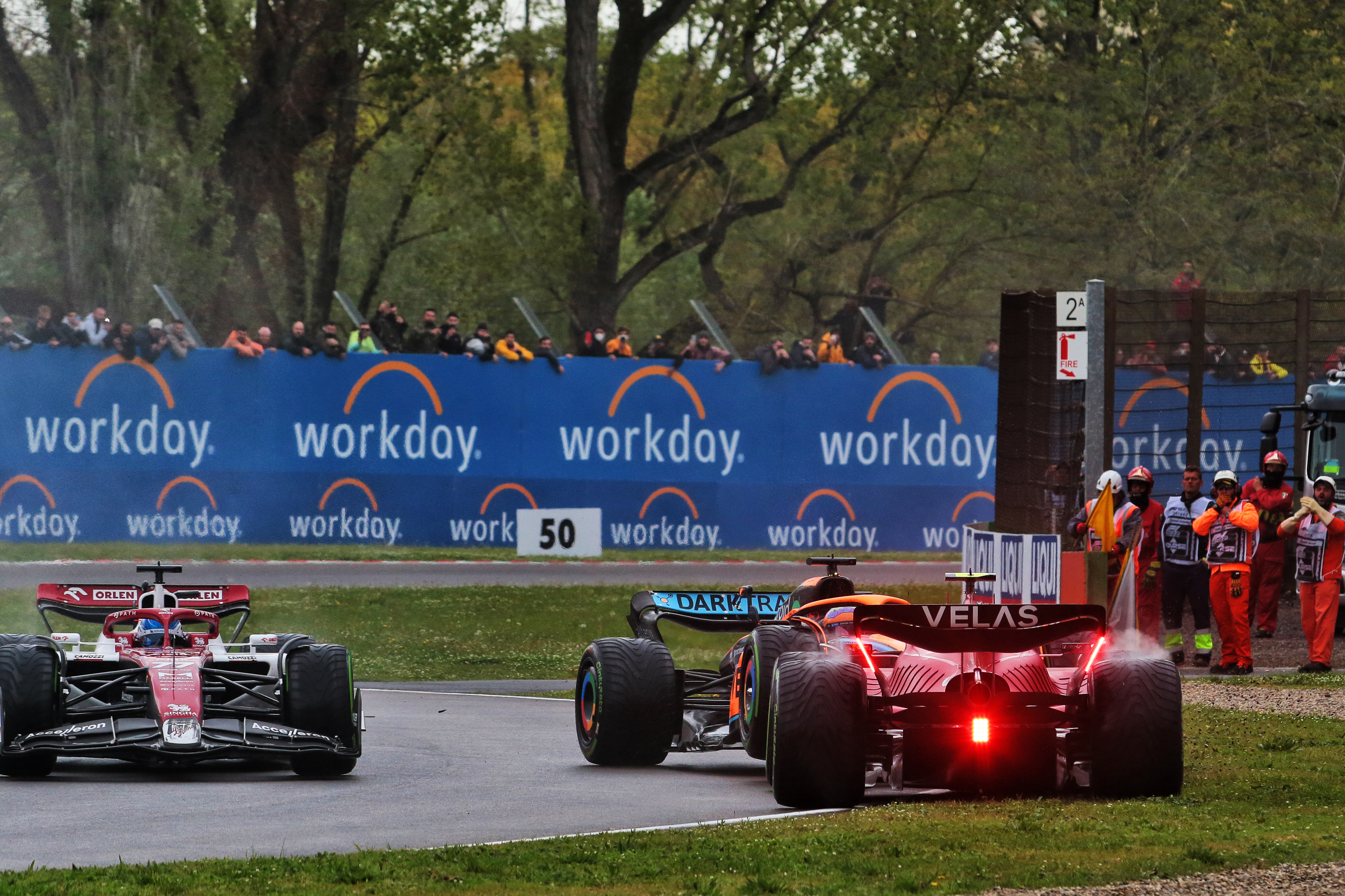 Imola crash Carlos Sainz Daniel Ricciardo F1