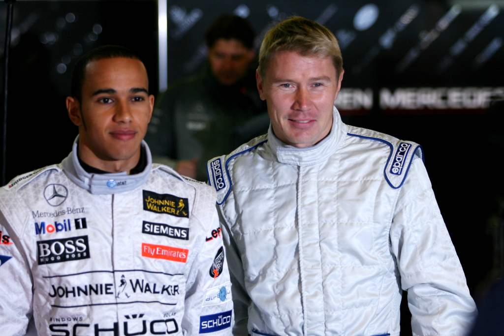 Lewis Hamilton McLaren Mika Hakkinen F1