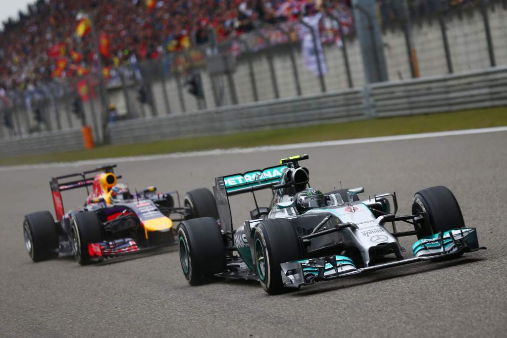 Nico Rosberg Mercedes Sebastian Vettel Red Bull F1