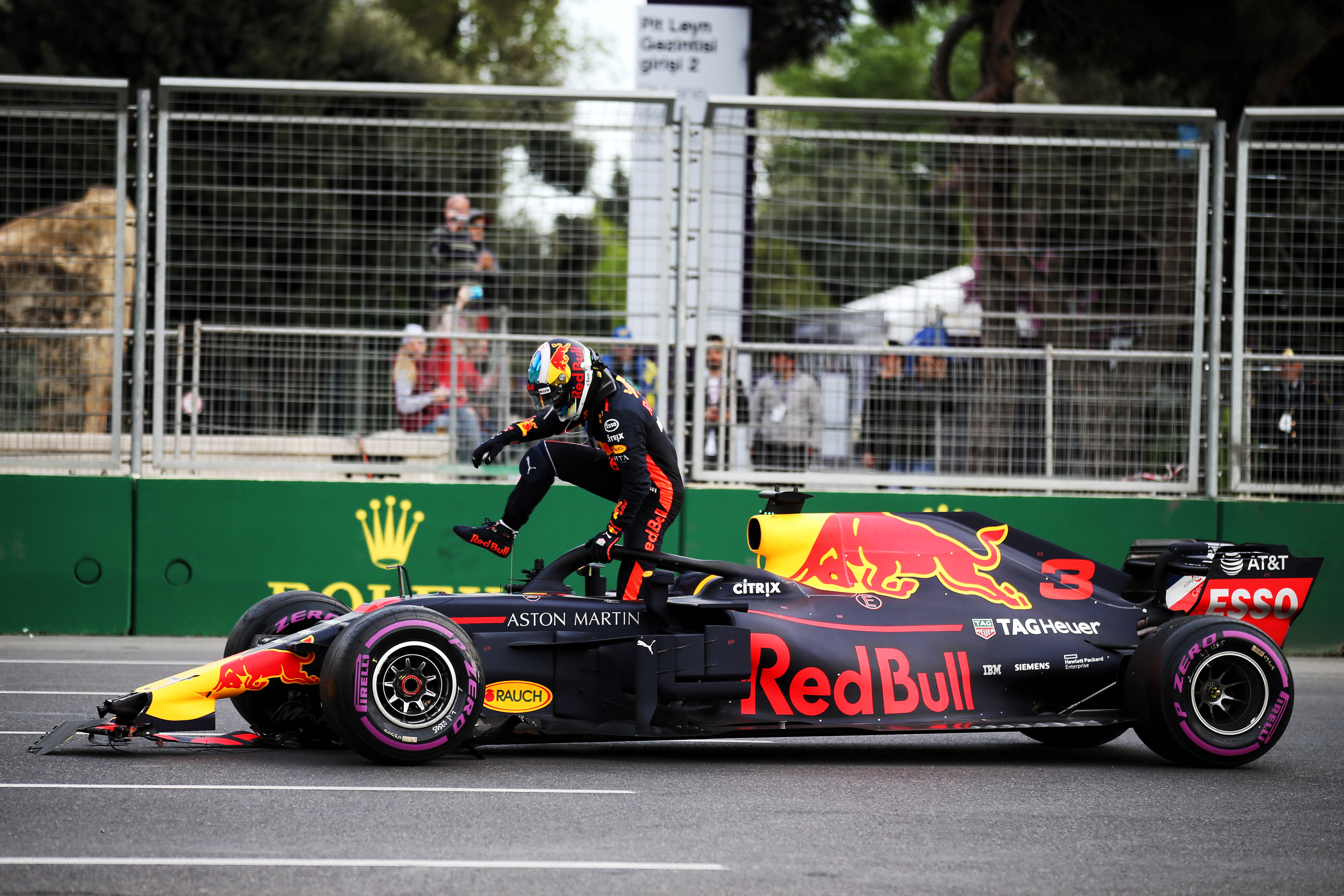 Motor Racing Formula One World Championship Azerbaijan Grand Prix Race Day Baku, Azerbaijan