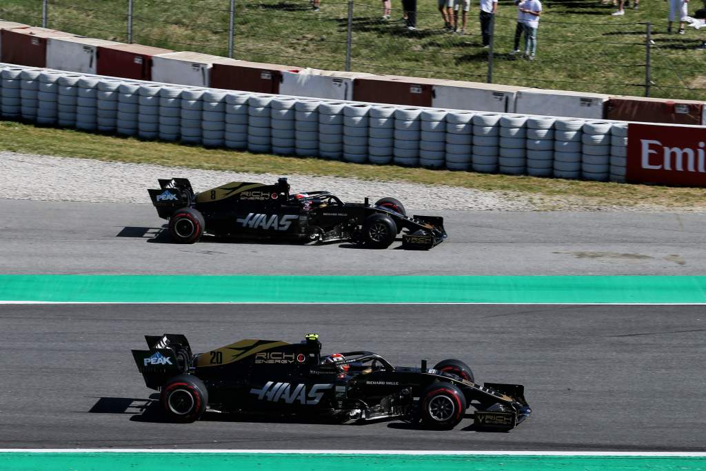 Kevin Magnussen Romain Grosjean Haas F1