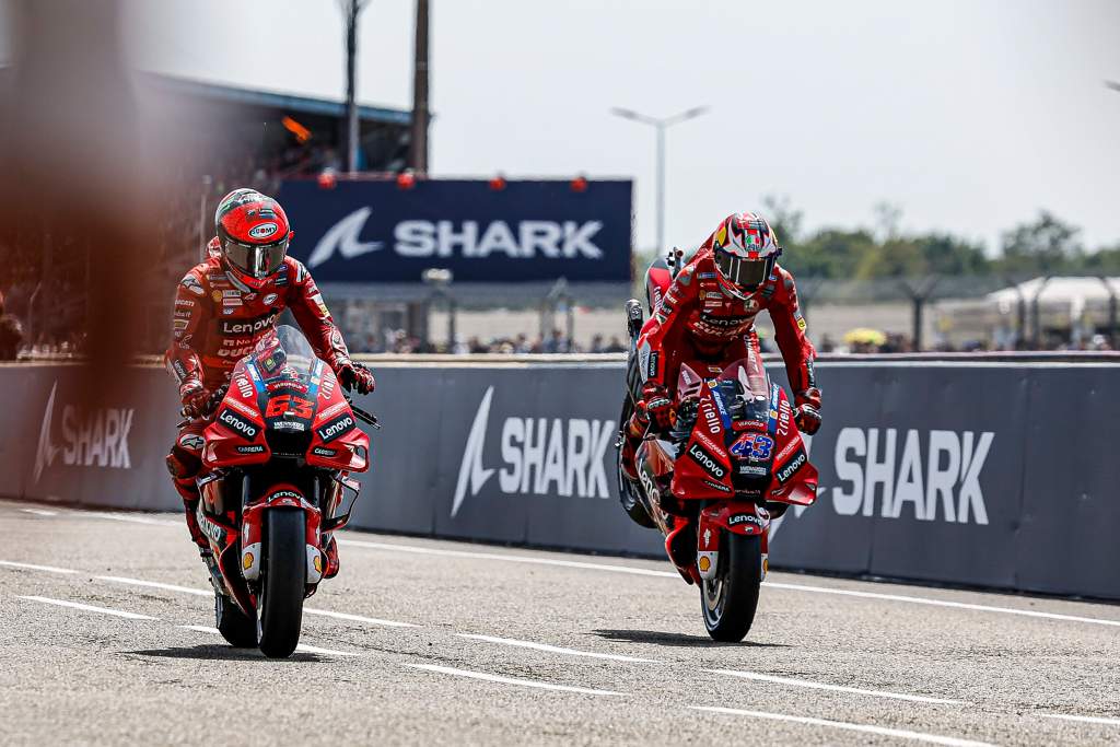 Francesco Bagnaia Jack Miller Ducati MotoGP Le Mans