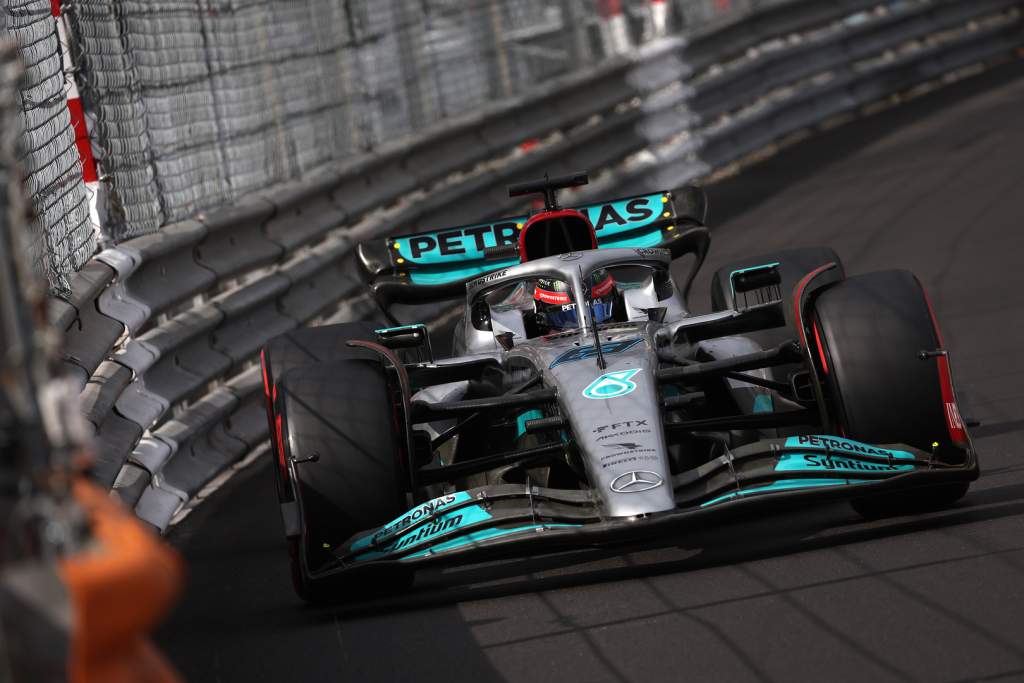 George Russell Mercedes F1 Monaco GP