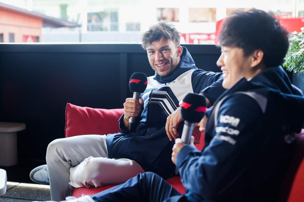 Pierre Gasly Yuki Tsunoda AlphaTauri F1