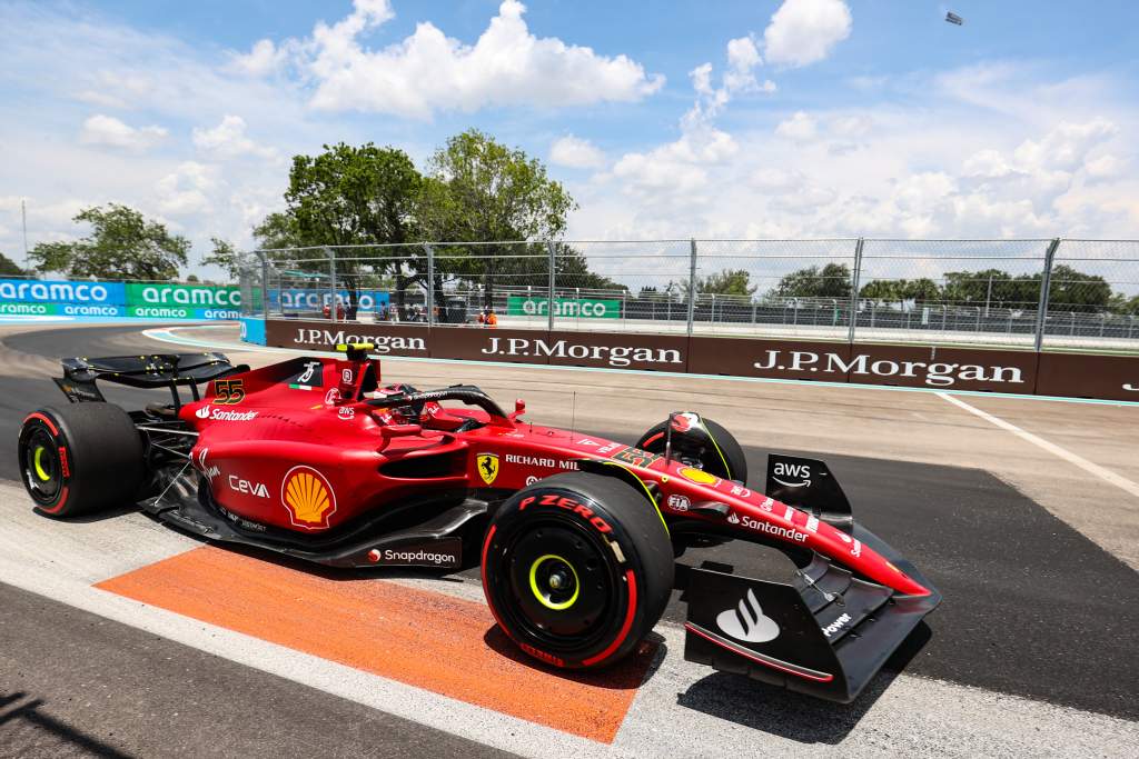 Carlos Sainz Ferrari F1 Miami GP