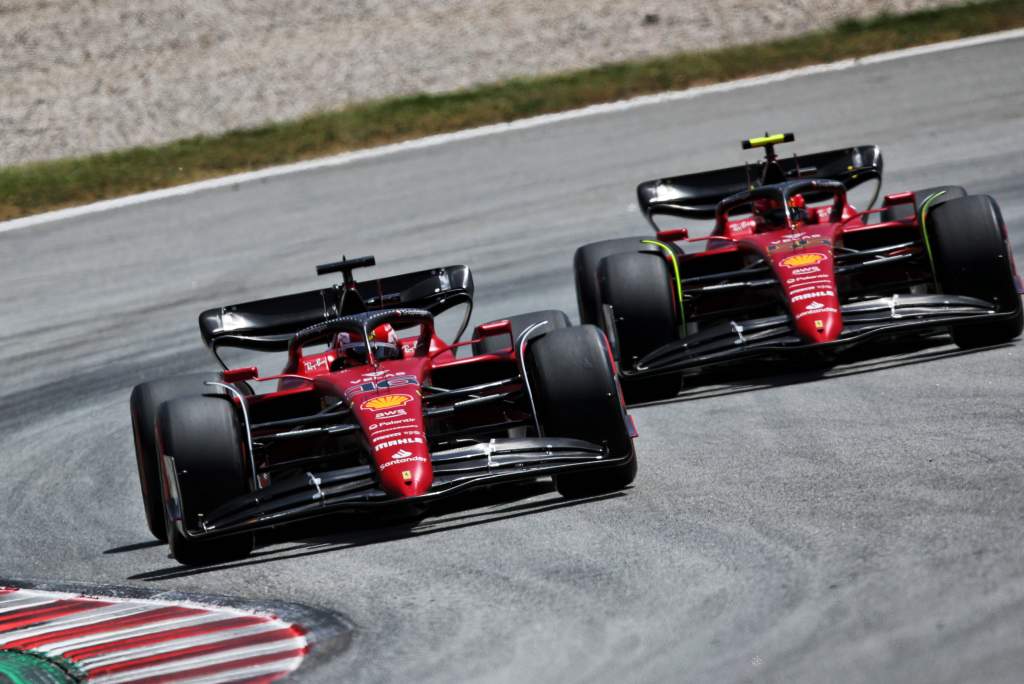 Charles Leclerc Carlos Sainz Ferrari F1