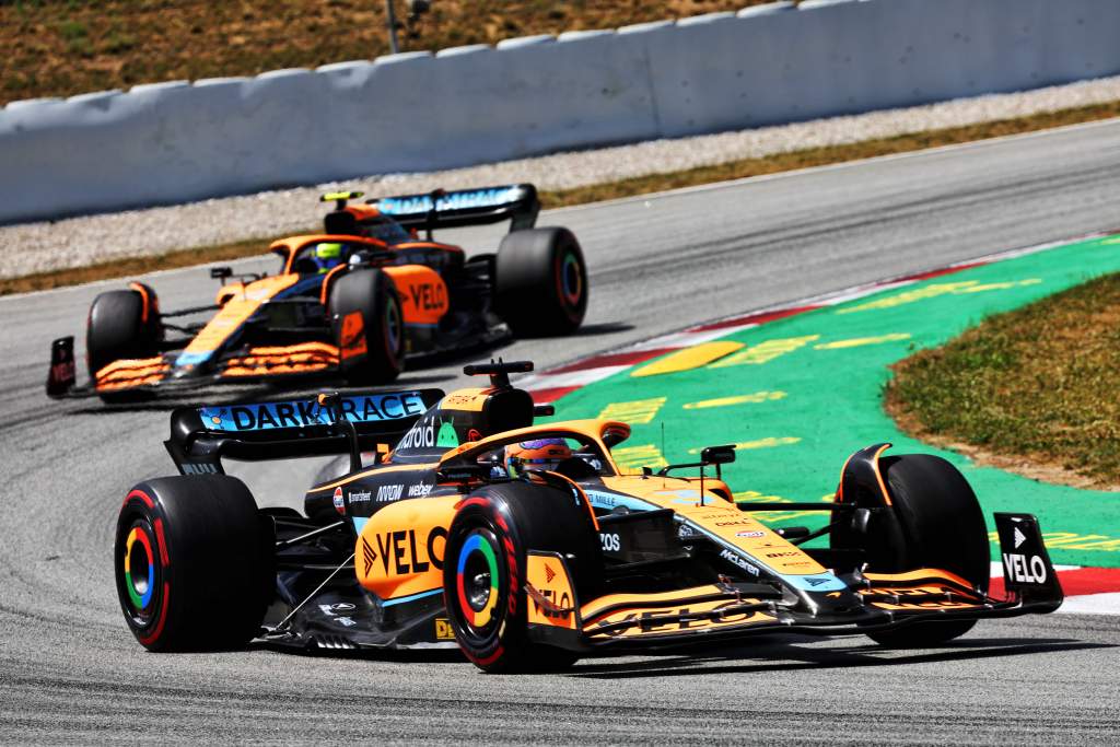 Daniel Ricciardo Lando Norris McLaren F1