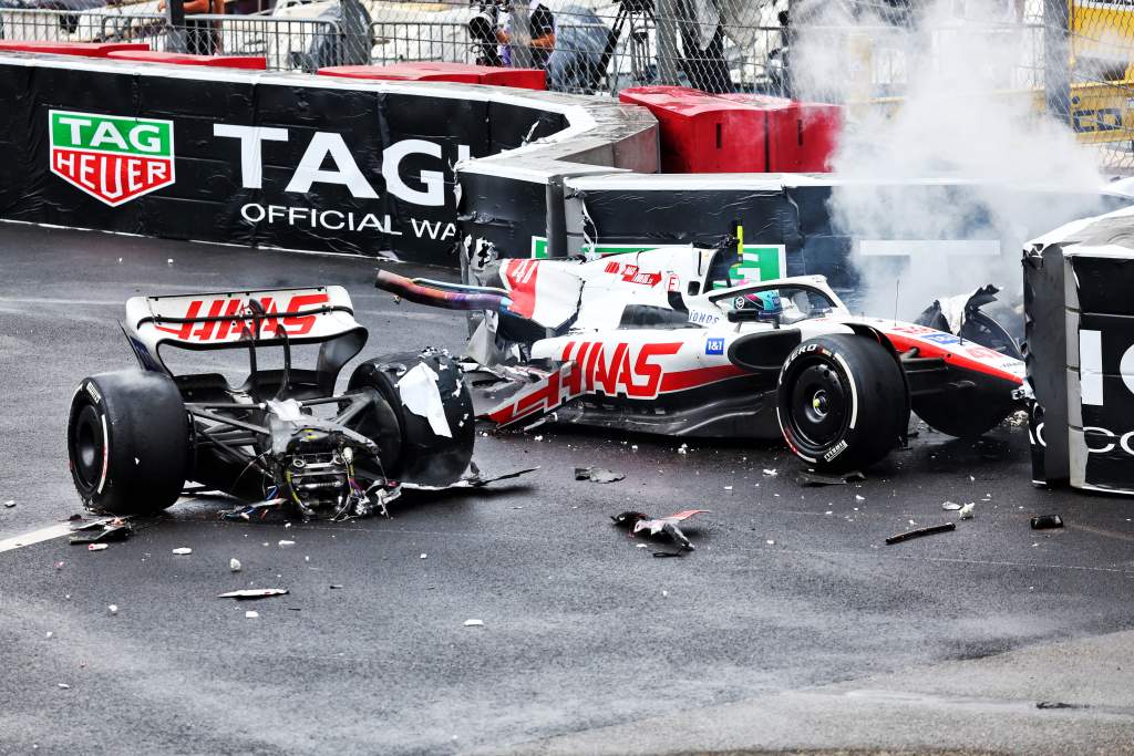 Mick Schumacher Haas F1 crash