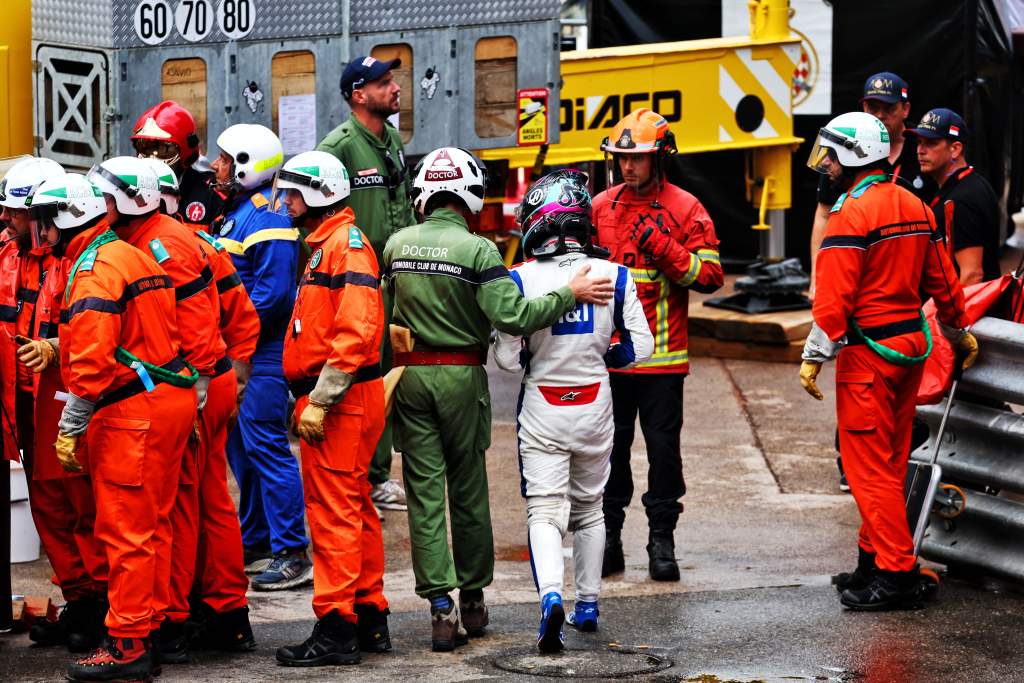 Mick Schumacher Monaco F1 crash Haas