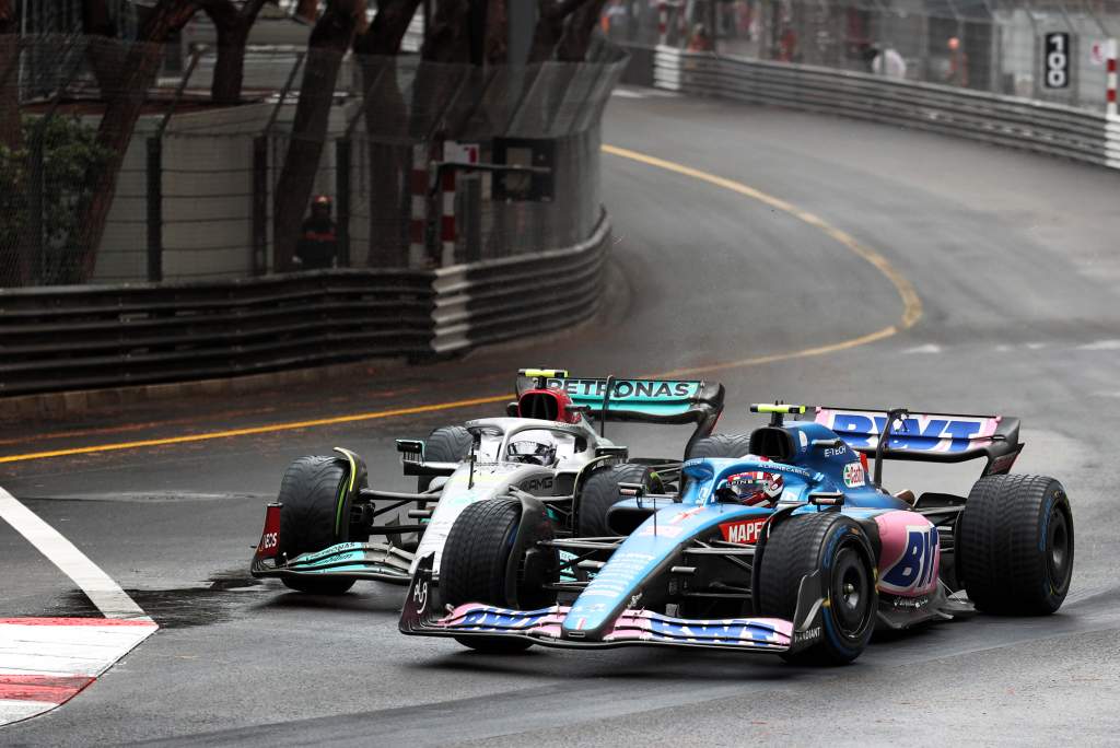 Esteban Ocon Lewis Hamilton Mercedes F1 Monaco GP