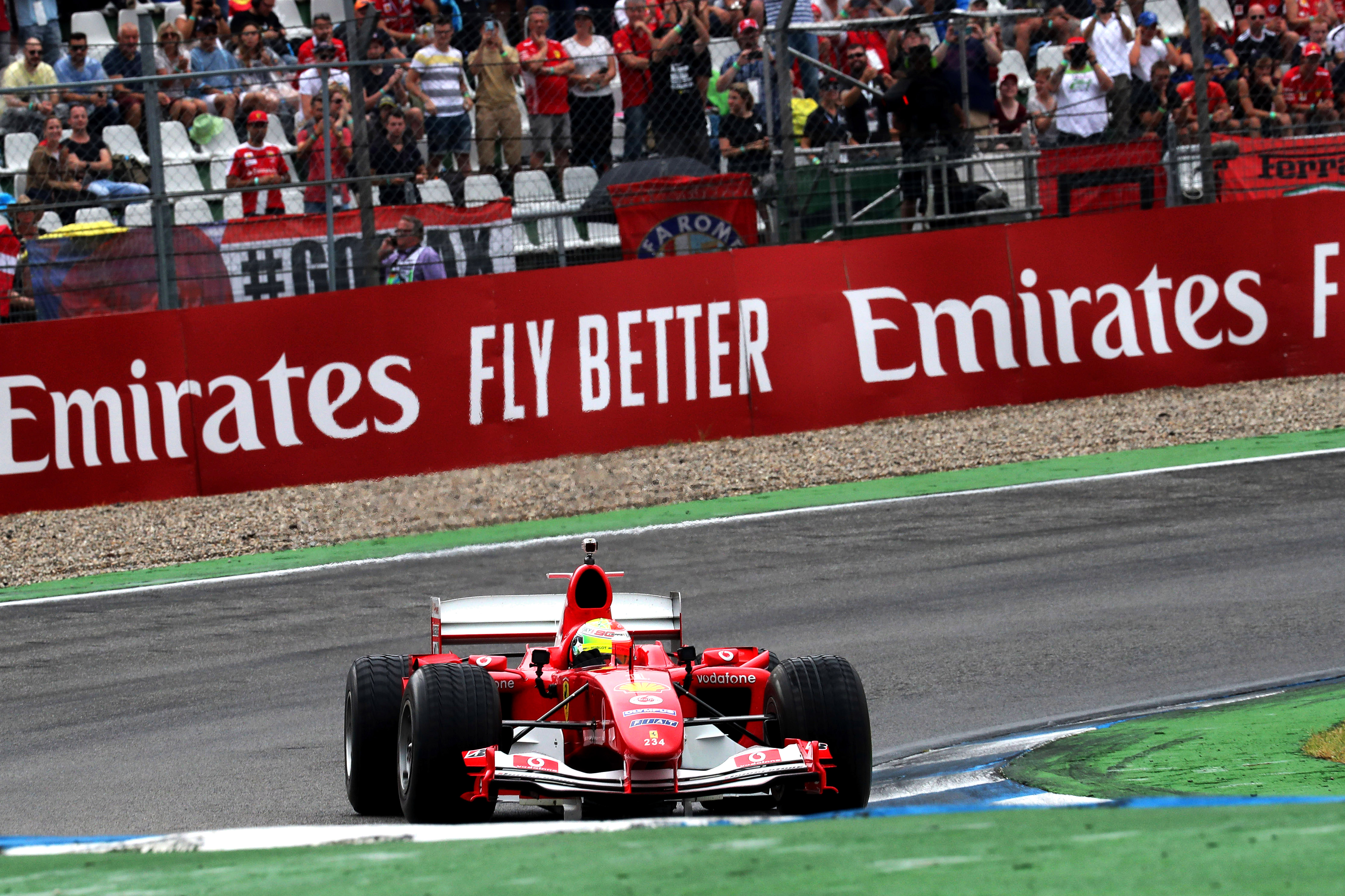 Motor Racing Formula One World Championship German Grand Prix Race Day Hockenheim, Germany