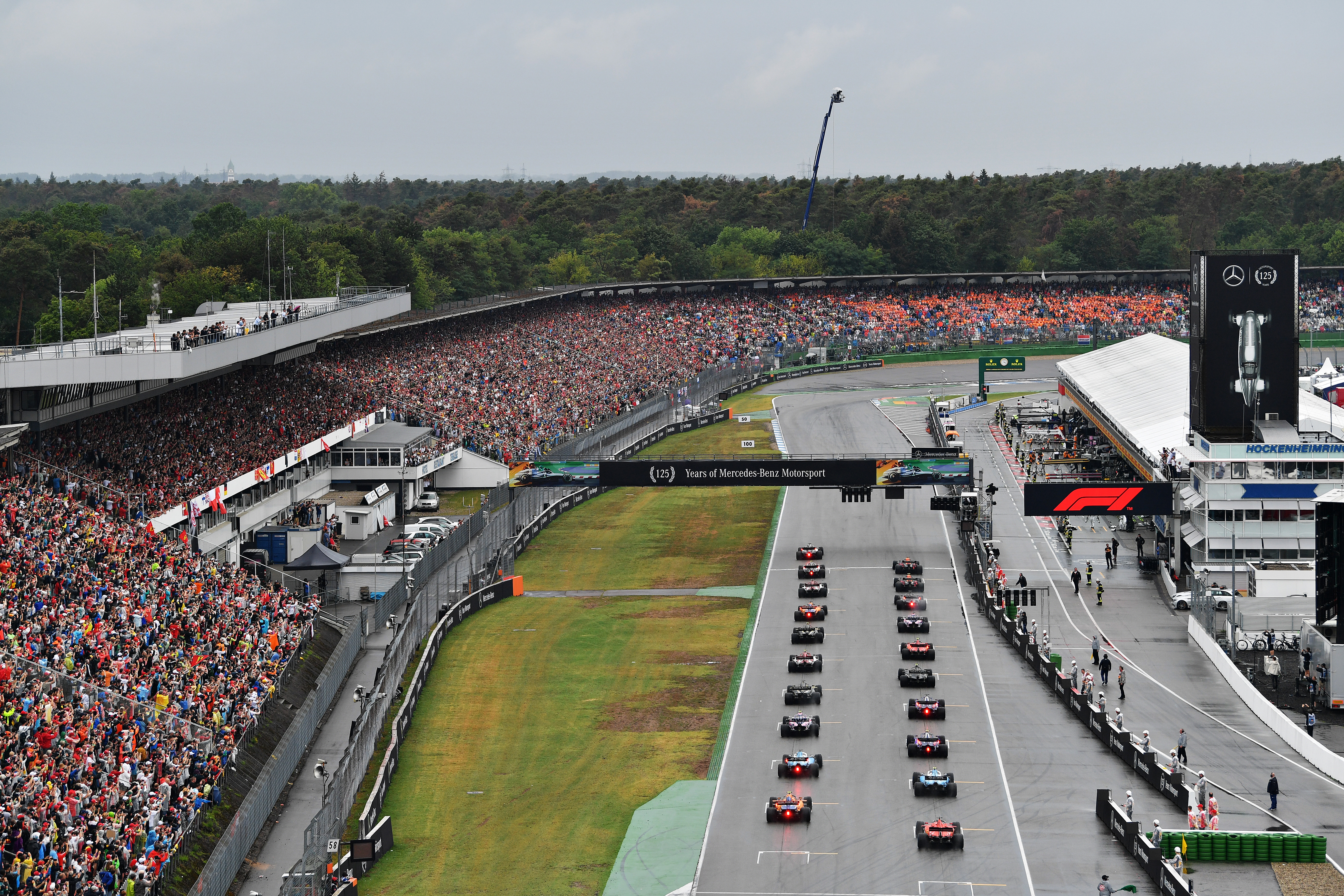 Motor Racing Formula One World Championship German Grand Prix Race Day Hockenheim, Germany