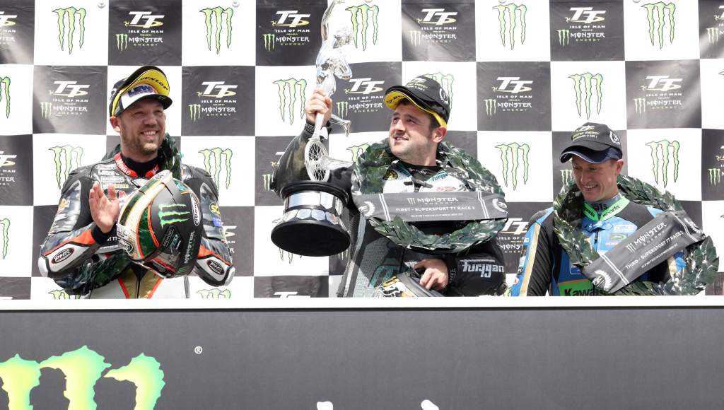 Isle of Man TT podium