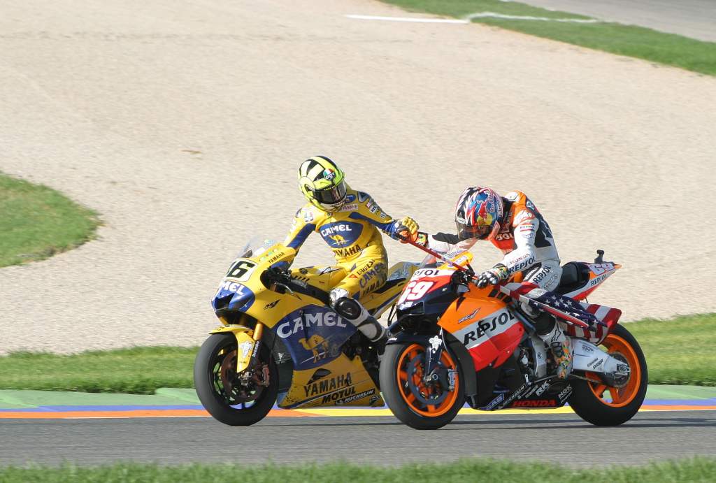 Valentino Rossi Nicky Hayden 2006 MotoGP