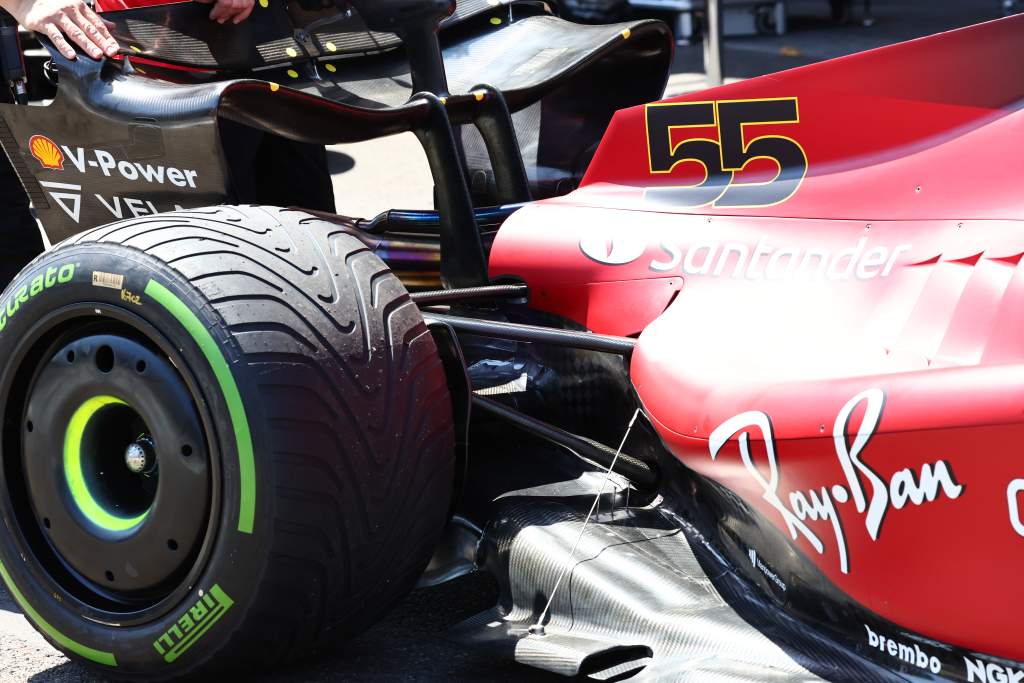 Ferrari F1 rear detail