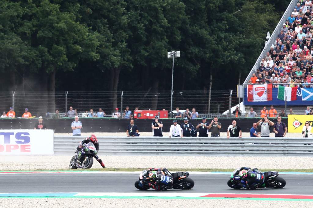 Fabio Quartararo Assen MotoGP crash Yamaha