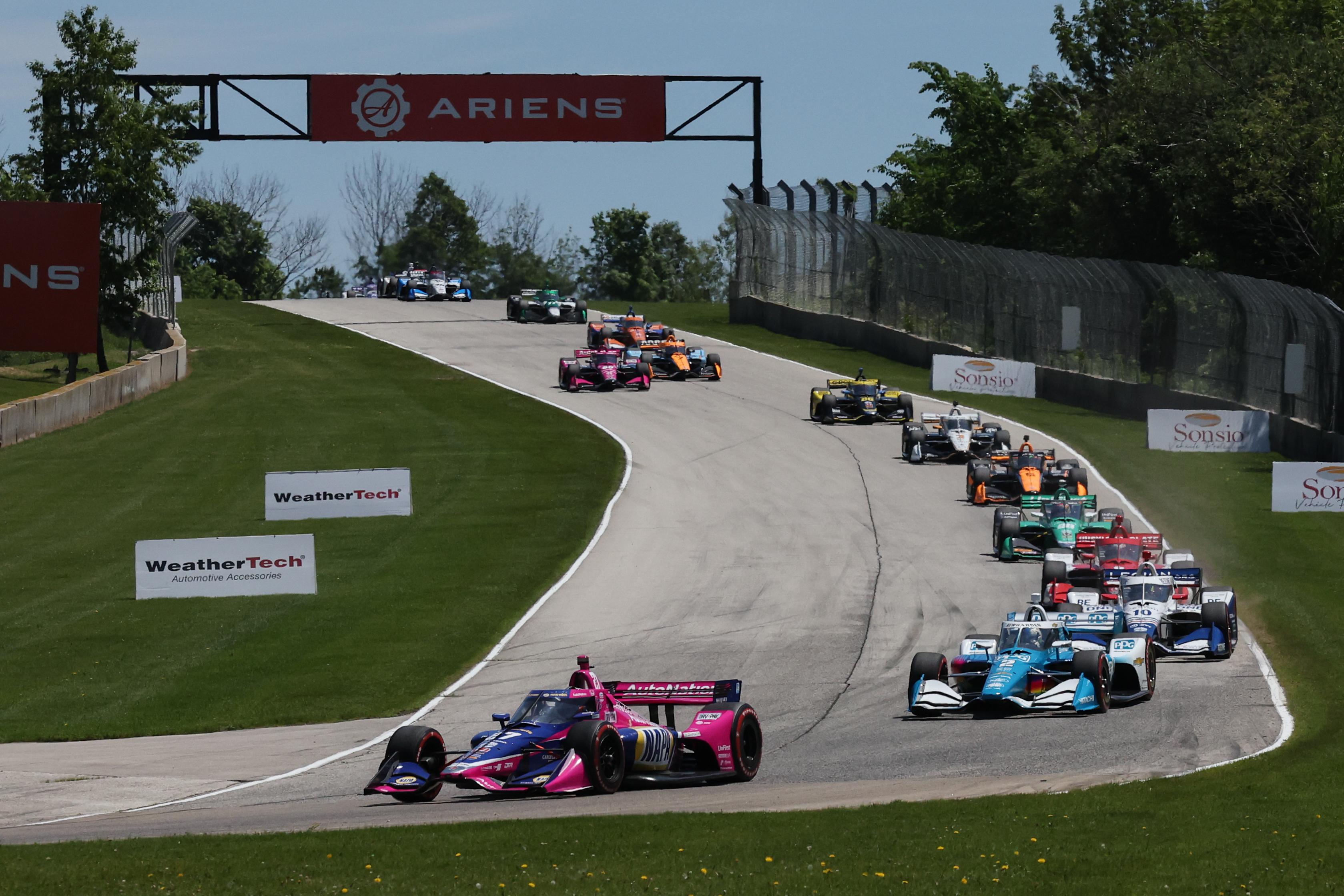 Alexander Rossi Leads The Field Sonsio Grand Prix At Road America By Chris Owens Large Image Without Watermark M62675