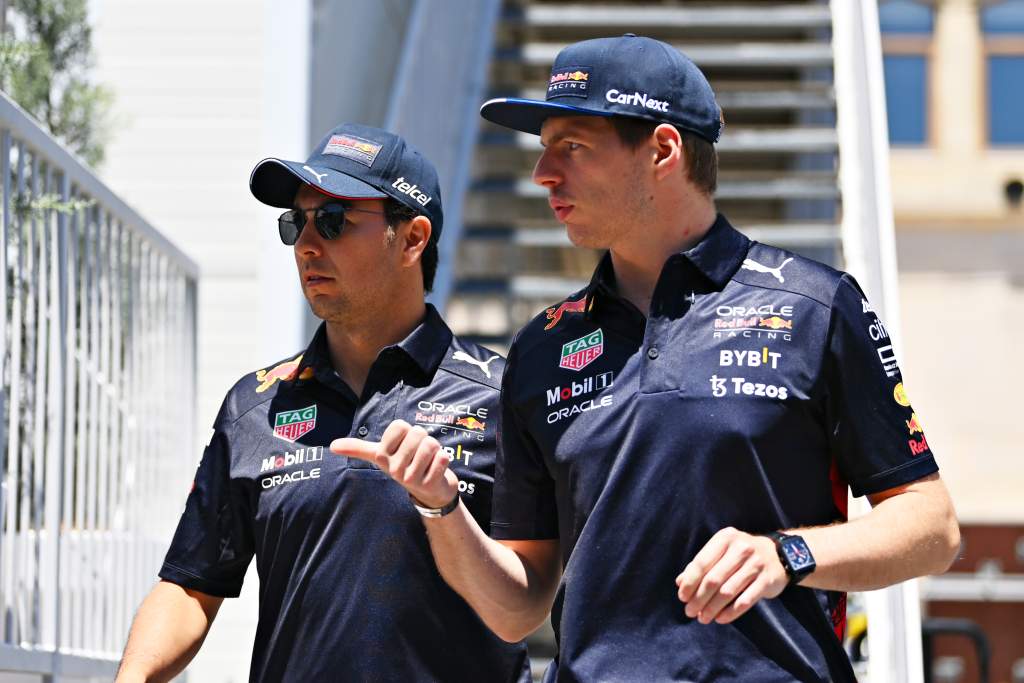 Sergio Perez Max Verstappen Red Bull F1 Baku