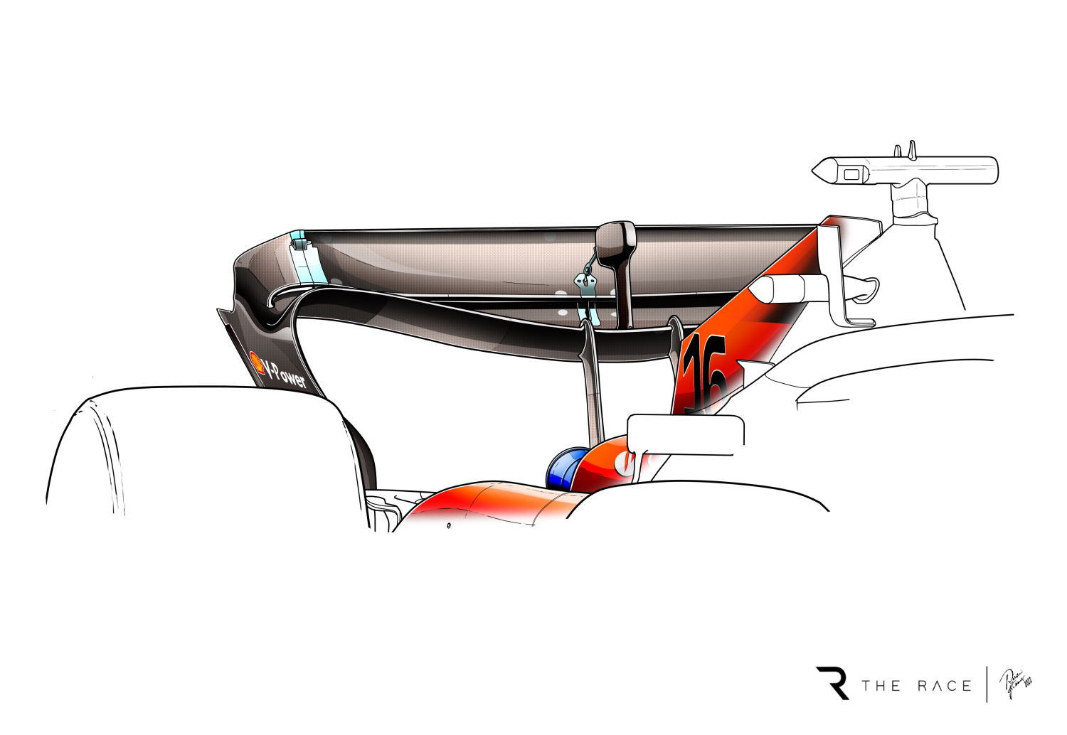 Tr Rear Wing F1 75 Canada Leclerc