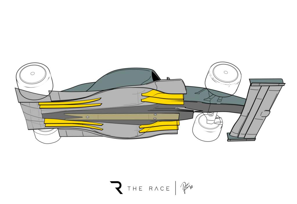 F1 underfloor drawing